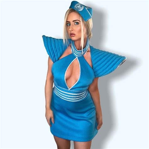 Britney Spears Toxic Brit Air Hostess Cosplay Costume - Etsy