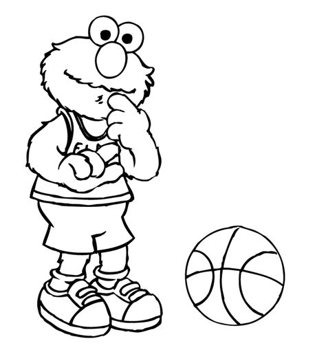 Elmo Alphabet Coloring Pages - AZ Coloring Pages