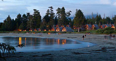 Tofino Cabins | Ocean Village Resort Tofino BC | Ocean beach resort ...