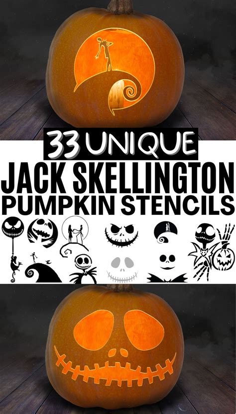 The Best Jack Skellington Pumpkin Carving and Painting Printables