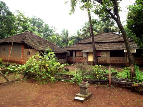 Typical Konkan House | Village house design, Kerala house design, House ...