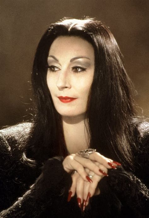 Anjelica Huston as Morticia Addams | The Addams Family Where Are They Now | POPSUGAR ...