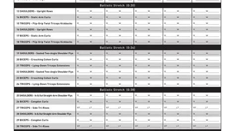 P90X Legs And Back ≡ Fill Out Printable PDF Forms Online