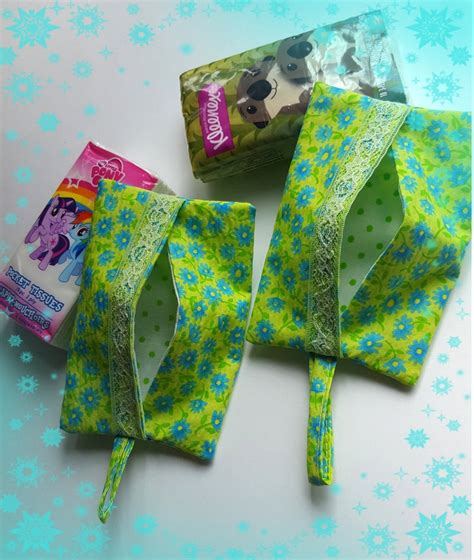 Handmade Cute Fabric Pocket Tissue Pouch/bag/ Mini Tissue Travel Pouch Gift for Her Gift for ...