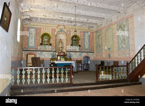 Church Interior, Mission La Purisima Concepcion, Lompoc, California ...