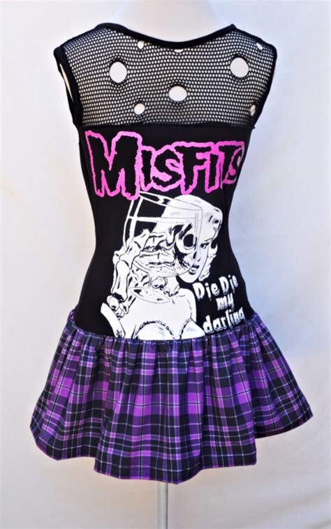 Misfits Punk Clothing Band Merch Band Clothing Rock Dress - Etsy