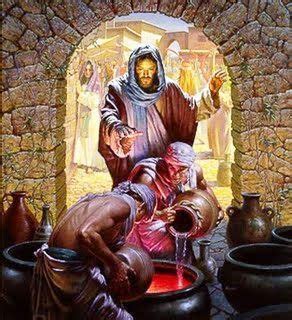 Water Pots of Stone | Jesus painting, Miracles of jesus, Jesus art