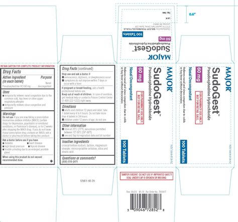 DailyMed - PSEUDOEPHEDRINE HYDROCHLORIDE tablet