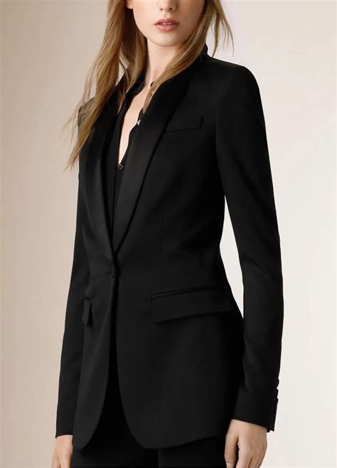 Custom made Black Women High Quality slim Suit Office Ladies Work Wear Women Pant Suits Formal ...