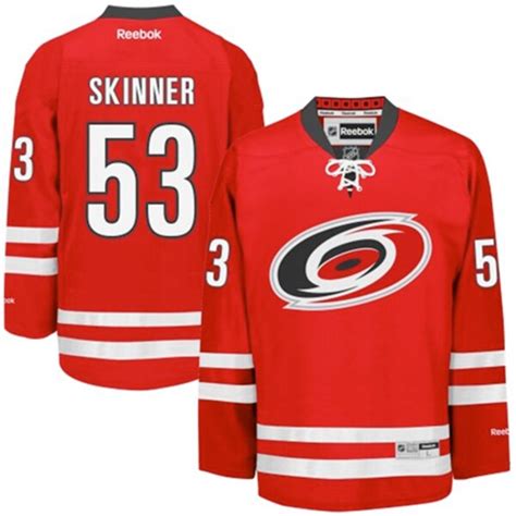 Youth Carolina Hurricanes Jeff Skinner Red Home Premier Jersey - Shop ...