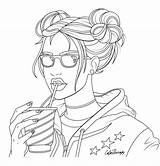 Coloring Pages Of Girls Eith Buns Free Print Outs sketch template