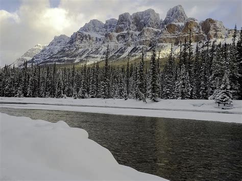 Castle Mountain Sunrise Photograph by Andrew Sharp - Fine Art America