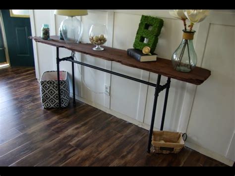 Diy Black Pipe Sofa Table | Baci Living Room