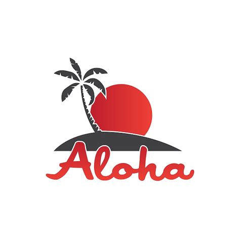 Premium Vector | Aloha logo