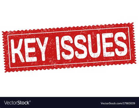 Key issues sign or stamp Royalty Free Vector Image