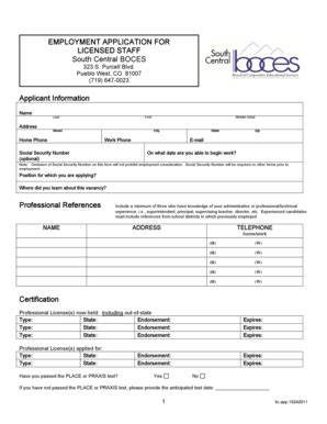 Fillable Online sc-boces Application for Licensed Staff - South Central Boces - sc-boces Fax ...