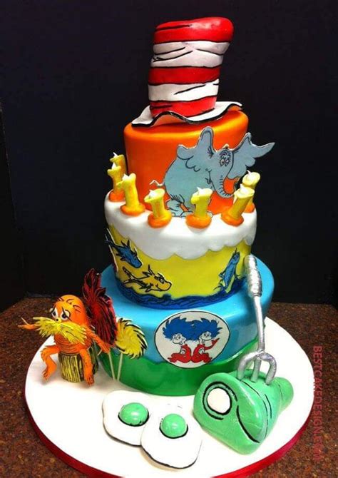 50 Horton Hears a Who Cake Design (Cake Idea) - October 2019 | Seuss cakes, Dr seuss cake ...