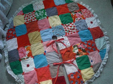 Patchwork Christmas Tree Skirt