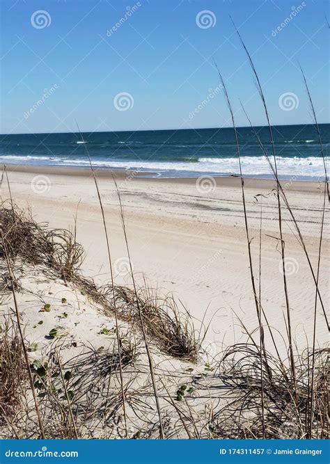 Emerald Isle NC Beach stock image. Image of ocean, dunes - 174311457