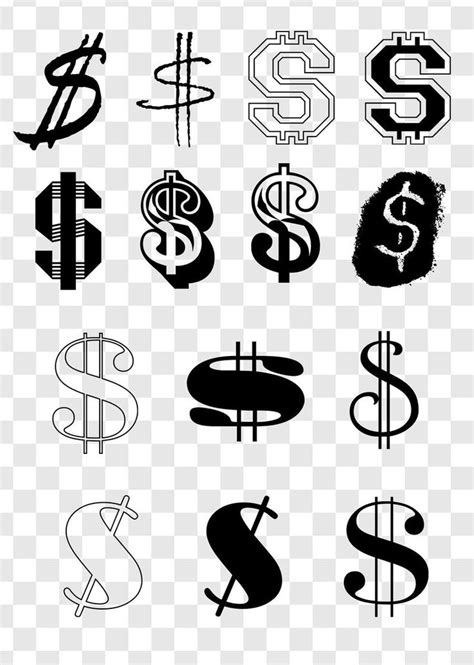 Dollar Sign SVG Bundle Dollar Sign Clip Art Dollar Sign | Etsy | Dollar ...