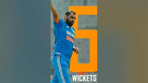 Mohammed Shami 5 Wickets haul #cricket #shorts #facts - YouTube