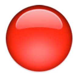 🔴 Large Red Circle Emoji (U+1F534/U+E219)