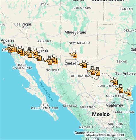 Border Patrol Checkpoints California Map – Map VectorCampus Map