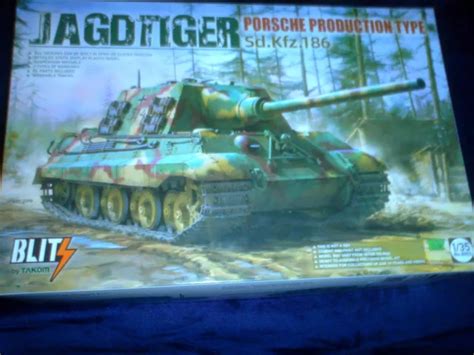 TAKOM 1/35 SCALE Wwii German Heavy Tank Destroyer Jagdtiger Porsche ...