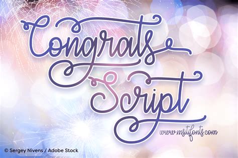 Congrats Font - Demofont.com