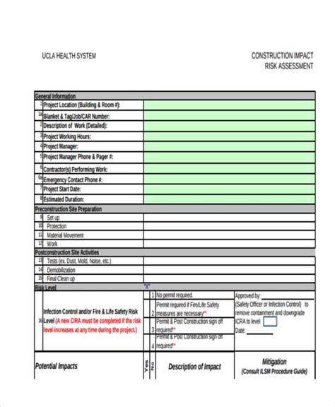 42+ Risk Assessment Templates | Free & Premium Templates