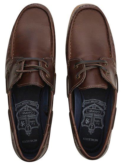 Leather Boat Shoes | Men | George at ASDA