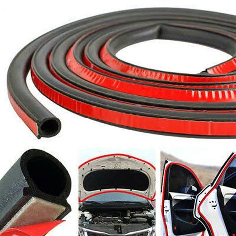 Buy Stick&Seal D-Shape Weatherstrip Door Seal 12mmx14mm Automotive ...