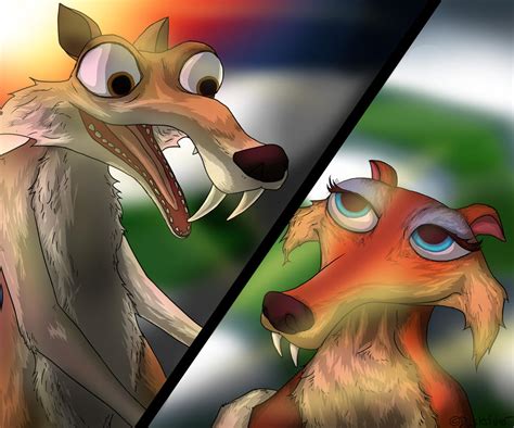 Scrat and Scratte by Duskriver on deviantART