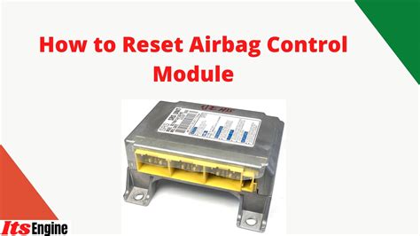 How to Reset Airbag Control Module