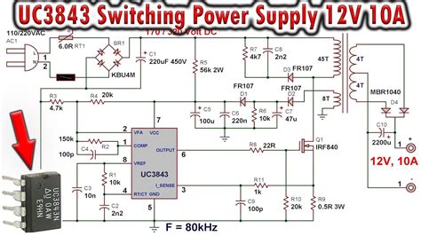 Switching Power Supply 12v 5a Circuit