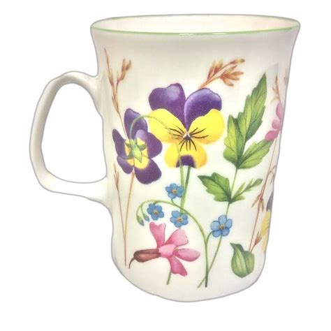 Rose of England Fine Bone China Floral Coffee Mug With Pan… | Flickr