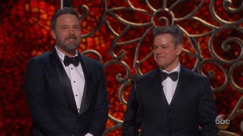 Oscars 2017:Ben Affleck and Matt Damon Get "Played Off" Presenting the ...