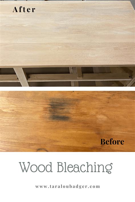 Wood Bleaching * Wood bleaching process | Staining wood, Raw wood ...