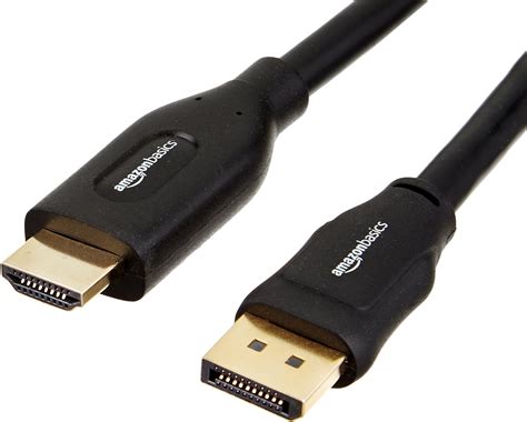 AmazonBasics, Cable DisplayPort a HDMI , Negro, 7.62 mts: Amazon.com.mx ...