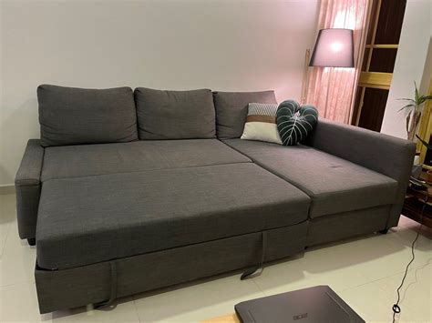 Friheten Ikea Sofa Bed, Furniture & Home Living, Furniture, Sofas on Carousell