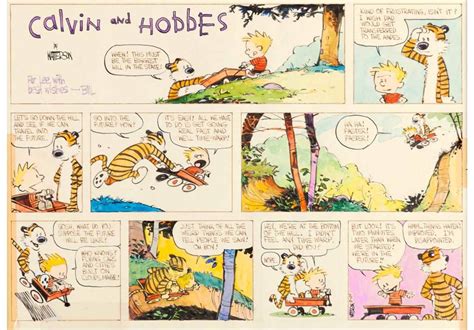 Calvin and Hobbes Comic Strip Sells for $480,000 - Antique Trader