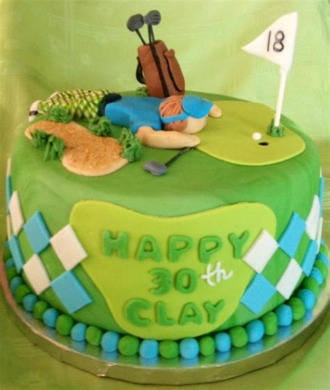 Golf Birthday Cake - CakeCentral.com