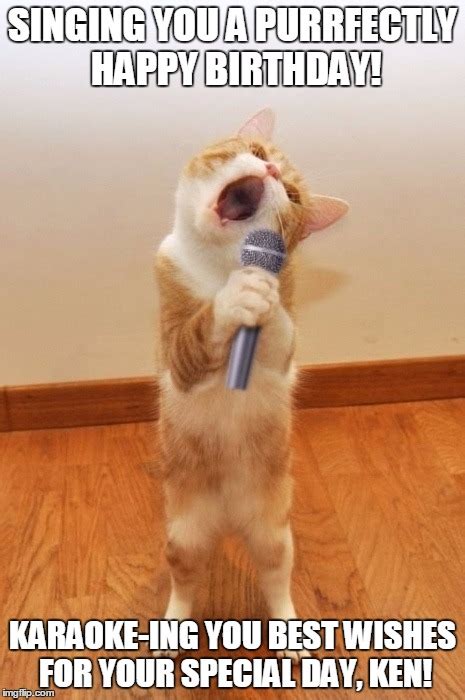 Karaoke Cat - Imgflip