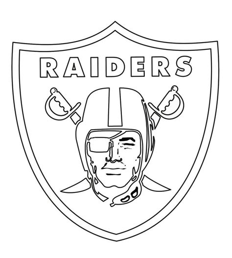 Printable Raiders Stencil - Printable Word Searches