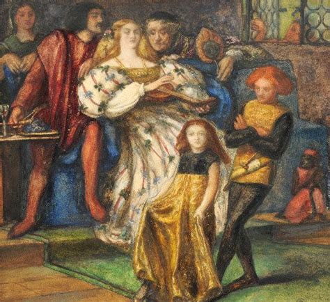 The Borgia Family, By Rossetti, ca 1851 | Art, Family painting, Popular paintings