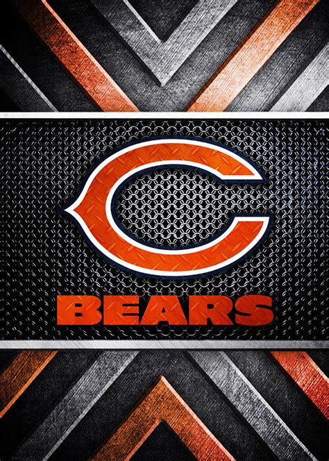 Chicago Bears Logo Art Digital Art by William Ng - Pixels