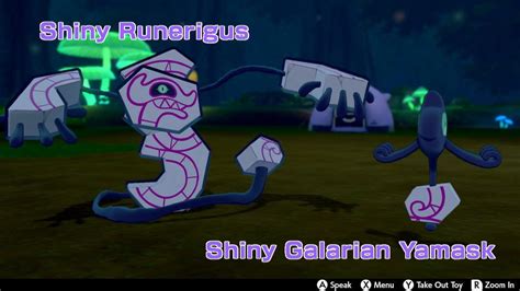 Shiny Galarian Yamask & Shiny Runerigus | Pokémon Amino