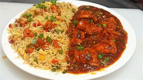 Chicken Manchurian Gravy with Chicken Fried Rice Easy & Fast Chinese Recipe |Cooking with Chef ...