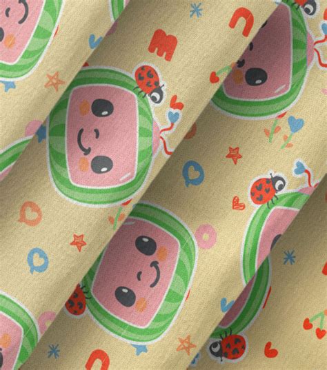 Cocomelon Tossed Cute TV Kids Cotton Fabric | JOANN