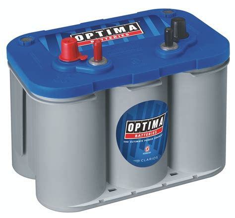 Bateria Premium Agm Marina Lancha Ciclado Profundo 12v 55ah D34m 750amps Optima Bluetop Envio ...